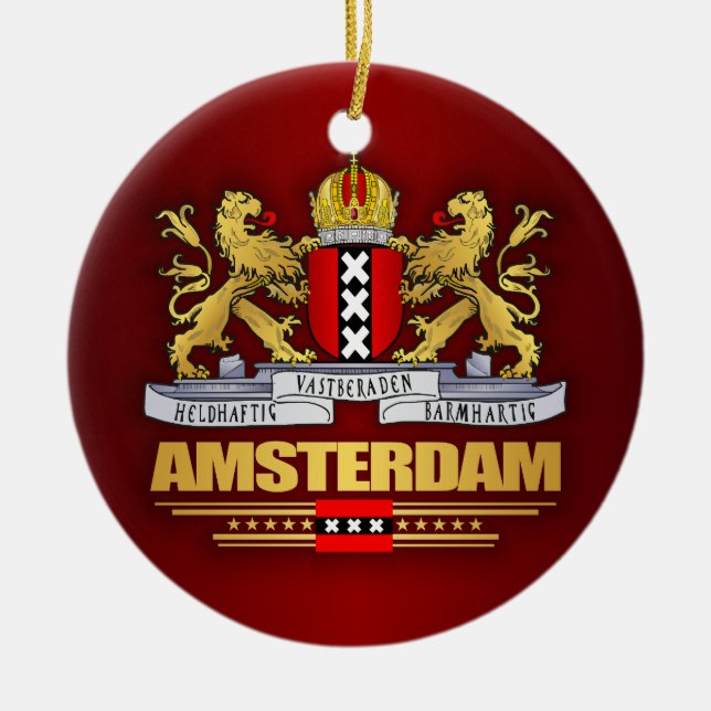 Adorno De Cerámica Ámsterdam COA (Frente)