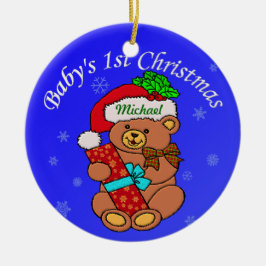 Adorno De Cerámica Añada el nombre del bebé aquí