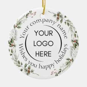 Adorno De Cerámica Añadir el logotipo nombre de la compañía de vacaci