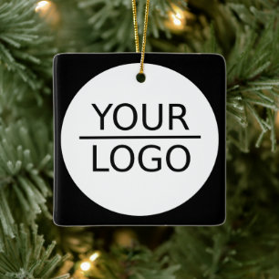 Adorno De Cerámica Añadir su logotipo con promoción de texto Personal