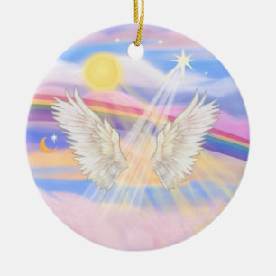 Adorno De Cerámica Añadir su propio mascota - Puente arcoiris