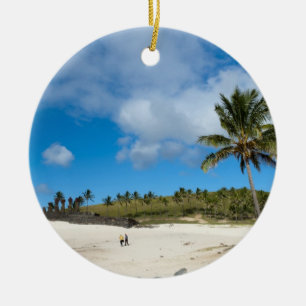 Adorno De Cerámica Anakena, Rapa Nui, Isla de Pascua, Chile