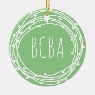 Adorno De Cerámica analista de comportamiento, bcba, regalo bcba, ado