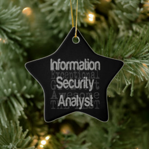 Adorno De Cerámica Analista de Seguridad de la Información Extraordin