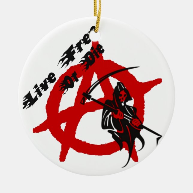 Adorno De Cerámica Anarchy Grim Reaper (Frente)