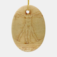 Anatomía humana, hombre de Vitruvian de Leonardo
