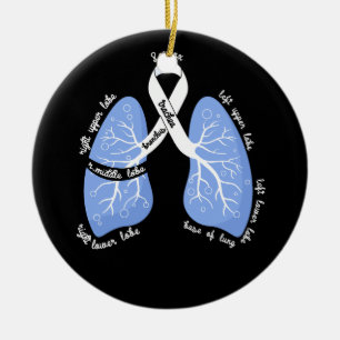Adorno De Cerámica Anatomía pulmonar pulmonóloga Sensibilización sobr