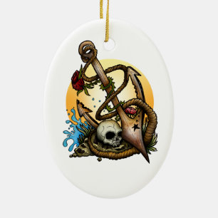 Adorno De Cerámica Anclado