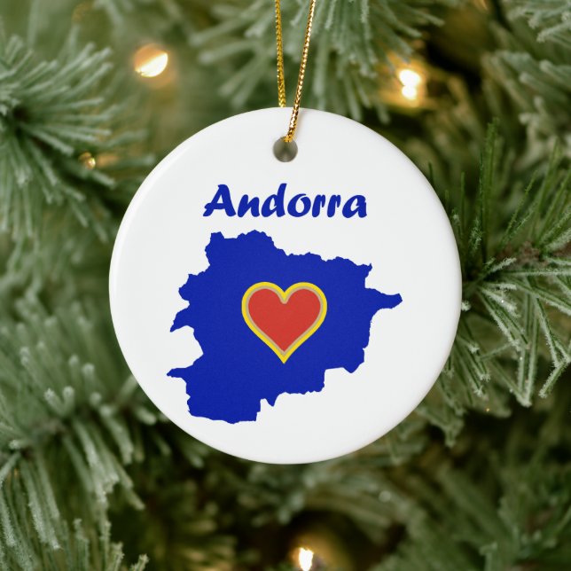 Adorno De Cerámica Andorra (Árbol)