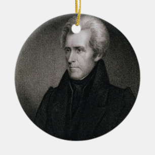 Adorno De Cerámica Andrew Jackson (grabado)