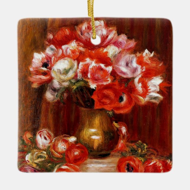 Adorno De Cerámica Anemones de Pierre Renoir (Anverso)
