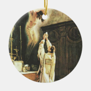 ADORNO DE CERÁMICA ANFITRIÓN TOTAL CATÓLICO TRADICIONAL DE LA CÁLIZ