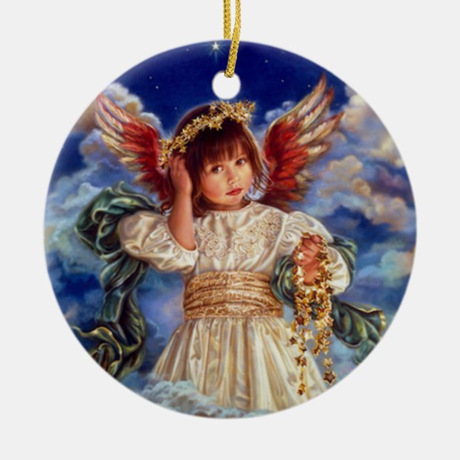 Adorno De Cerámica ángel (Frente)