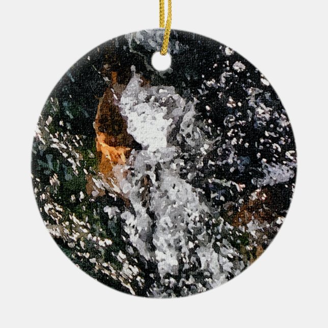 ADORNO DE CERÁMICA ANGEL (Frente)