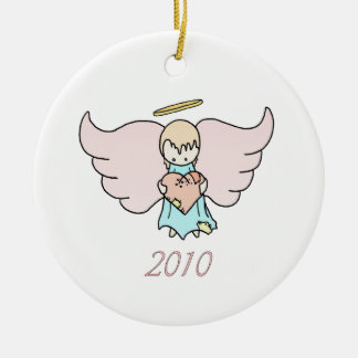 Adorno De Cerámica Ángel 2010 de Lil