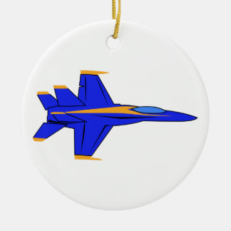 Adorno De Cerámica Ángel azul