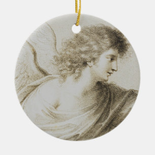 Adorno De Cerámica Ángel cristiano de Francesco Bartolozzi