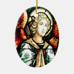 Adorno De Cerámica Ángel de Dios
