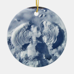 Adorno De Cerámica Ángel de la nieve