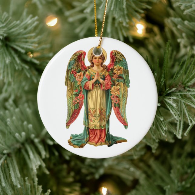 Adorno De Cerámica ángel de navidades (Árbol)