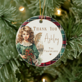 Adorno De Cerámica Ángel elegante del cuidador