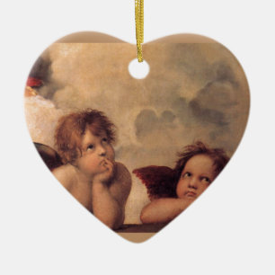 Adorno De Cerámica Ángel Fe Fe Raphaël Bendición Bonito
