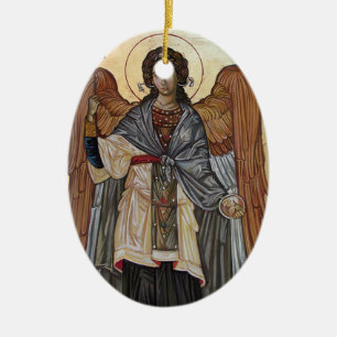 Adorno De Cerámica Angel Gabriel Icon