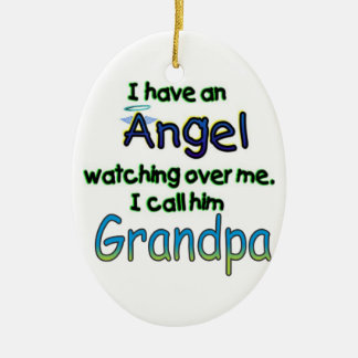 ADORNO DE CERÁMICA ANGEL LLAMADO GRANDPA