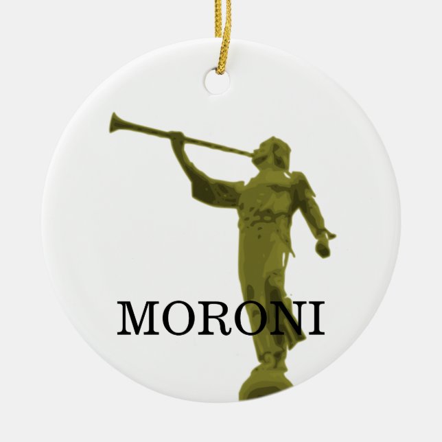 ADORNO DE CERÁMICA ÁNGEL MORONI (Frente)