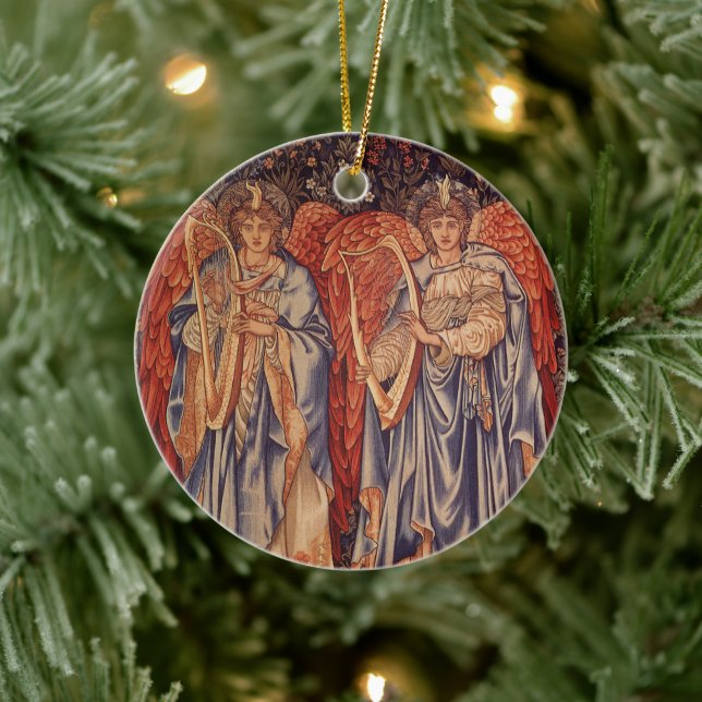 Adorno De Cerámica Angeli Laudantes de Sir Edward Coley Burne Jones (Árbol)