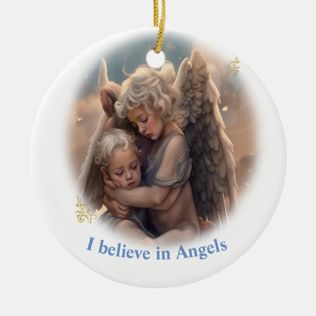 Adorno De Cerámica Angels (Frente)