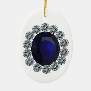 Adorno De Cerámica Anillo de compromiso de señora Diana