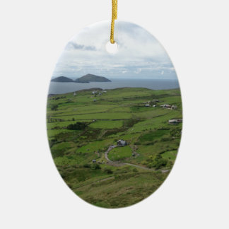 Adorno De Cerámica Anillo de la vista al mar del irlandés de Kerry