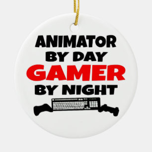 Adorno De Cerámica Animador de gamer