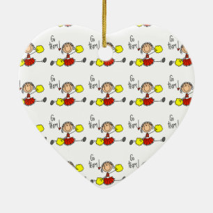 Adorno De Cerámica animador del equipo de Red Go