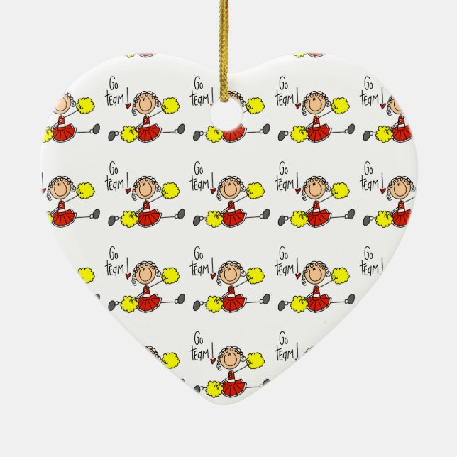 Adorno De Cerámica animador del equipo de Red Go (Atrás)