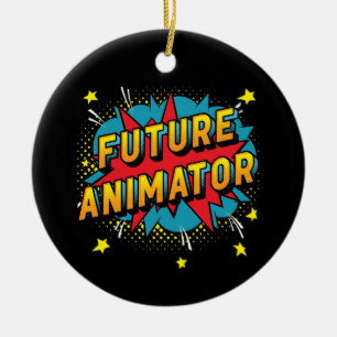 Adorno De Cerámica Animador futuro