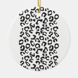 Adorno De Cerámica Animal divertido de leopardo