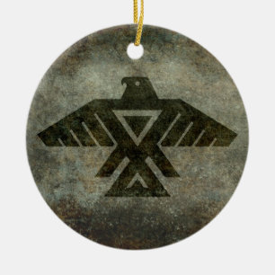 Adorno De Cerámica Animikii Thunderbird