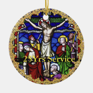 Adorno De Cerámica Aniversario de la Ordenación del Sacerdote - AÑADI
