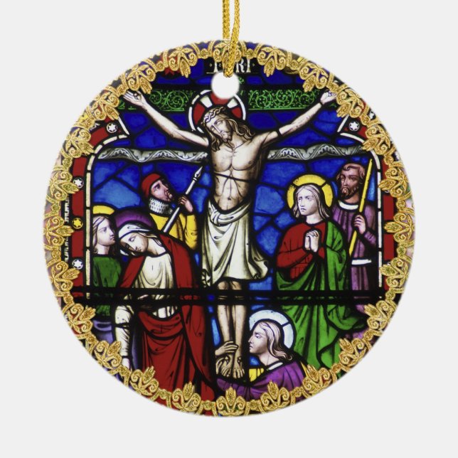 Adorno De Cerámica Aniversario de la Ordenación Sacerdote Personaliza (Frente)