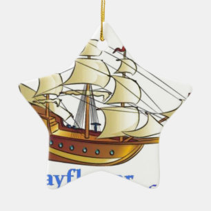 Adorno De Cerámica Aniversario del Barco de Navegación Descendente d