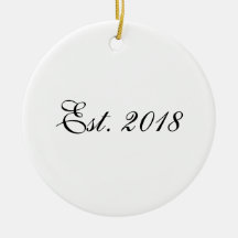 Año de Establecimiento Diseño de Pareja Personaliz