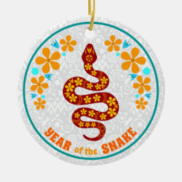 Adorno De Cerámica Año de la serpiente