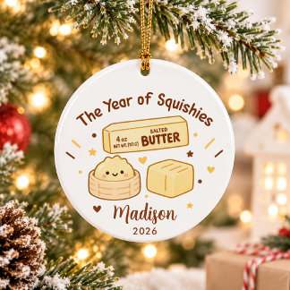 Adorno De Cerámica Año de Navidad para niños Squishies
