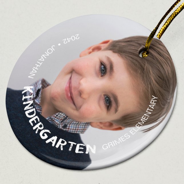 Adorno De Cerámica Año escolar en guardería Foto Keepsake (Subido por el creador)