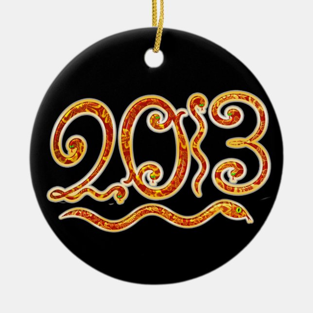 Adorno De Cerámica Año Nuevo Chino - FRS (Frente)