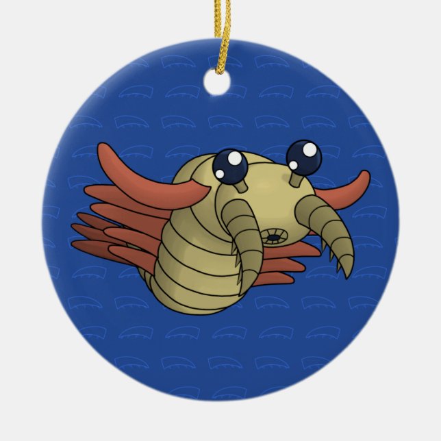 Adorno De Cerámica Anomalocaris - El Camarón Inusual (Frente)