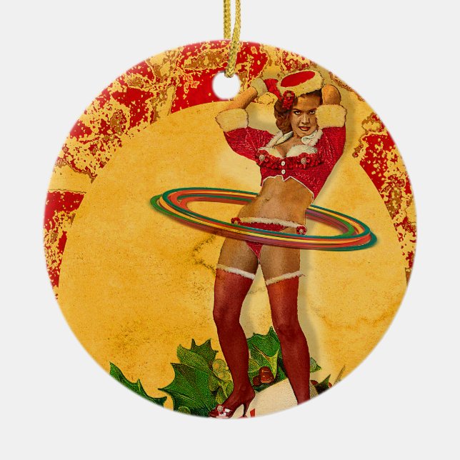 Adorno De Cerámica Another Christmas Pin-Up (Frente)