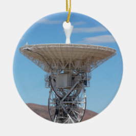 Adorno De Cerámica Antena de Dish Espacial Profunda Apolo